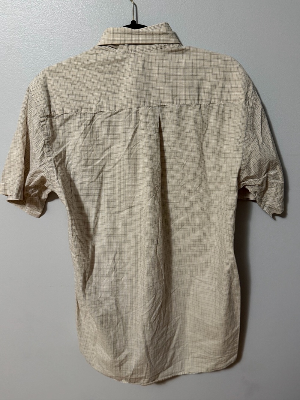 Nautica Men’s Medium 15 Short Sleeve Plaid Button Down Shirt 100% Cotton - Picture 5 of 5